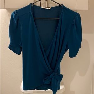 All in Favor - Teal Blouse